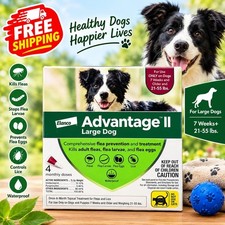 Advantage II for Large Dog 21-55 Lbs - 4 Pack -  picture