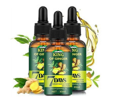 3x Ginger Hair Growth Germinal Oil, Regrow 7 Days Ginger Germinal Serum GINGER picture