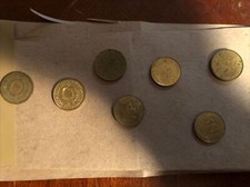 France 10 Centimes 1967 Europe Coin.  1981, 1993, 1997, 1984, 1978, 1965, 1975. picture