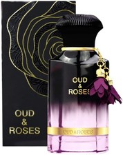 Ahmed Al Maghribi Unisex Oud and Roses Extrait de Parfum Spray 2.0 oz Fragrances picture