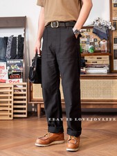 Red Tornado Retro Officer Pants Straight Regular Slacks Casual Trousers sz picture