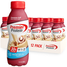 🔥DAILY SALE🔥 Premier Protein Shake, Cinnamon Roll, 30g Protein, 11 Fl Oz, 12ct picture