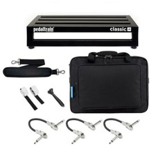 New Pedaltrain Classic JR Guitar Effects Pedal Board w/ Soft Case & Patch Cables picture