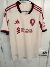 Adidas Liverpool 2025/26 Away Authentic Jersey Shirt Player Version Size L  NWT picture