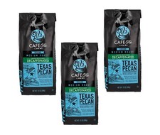 HEB Cafe Ole Ground Coffee, Texas Pecan (Decaf) 12Oz.  3 Pack picture