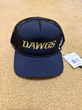 adidas Washington Huskies Dawgs Strap Trucker Snapback Hat Black picture