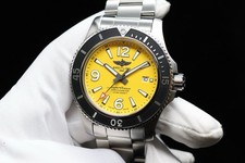 Breitling Superocean 44 A17367 44mm Yellow Dial 2019 Inner/Outer Boxes & Papers picture