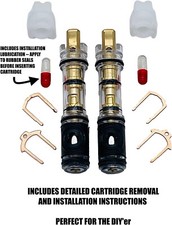 (2) Replacement Cartridge Stem Kits for MOEN 1225 / 1225B - Fits Moentrol w/Lube picture