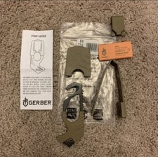 Gerber Seatbelt Cutter COYOTE BROWN Strap Rescue Hook IFAK SWAT picture