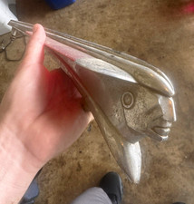 1948 Pontiac Flying Chief Hood Ornament 510565 Red Lucite Vintage Original OEM picture