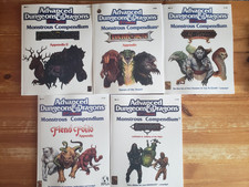 Monstrous Compendium Set 3 — 11-15 — (D&D, lot 5 books, POD, Softcover, VF/NM) picture