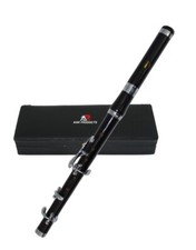 AAR Irish Scottish Marching Bb Flute with 5 Keys High Pitch Black Hard Case picture