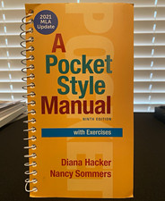 Bedford/St. Martin's A Pocket Style Manual w/ Exercises 9th 2021 MLA Spiral picture