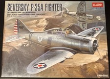 Academy 1/48 Seversky P35A Fighter Plane Model Airplane Brand New Sealed picture