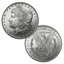 USA 1878 S Morgan 90% Silver Dollar Coin - $1 Bril picture