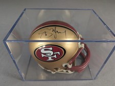 Jerry Rice Steve Young SF 49ers Autographed Riddell Mini Helmet picture