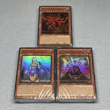 Yugioh Yugi's Exodia + Kaiba's Blue Eyes + Joey's Red Eyes Legendary 3 Deck Set picture