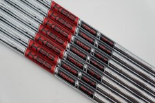 New KBS Tour Chrome 110 Regular 4-PW Iron Shaft Set .355 Taper Cured Shaft Label picture