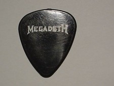 MEGADETH Logo Concert Tour RaRe 90's GUITAR PICK Metal Thrash band picture