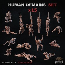 Basing decoration bits   32mm scale.  Human Remains picture