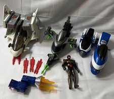 Vintage Kenner Saban VR Troopers 1995 Turbo Cycle Skyborg Pursuit Jet Figure Lot picture