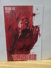 VAMPIVERSE #1 TRADE Dress. SIGNED BY  DELL'OTTO. DOUBLE COA. 58/66. NM. FREE SH picture