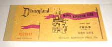 RARE 1971 Disneyland Ticket Book MAIN GATE ADMISSION & 10 TICKETS COMPLETE picture