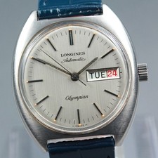 Vintage 1971 Longines Olympian Automatic Day-Date Day Date 35mm Men Watch N MINT picture