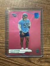 2024 Panini Donruss Elite - Rookies J.C. Latham #141 Pink /13 (RC) picture