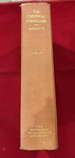 Vintage 1939 The Chemical Formulary (Volume IV by H. Bennett - Hardcover picture