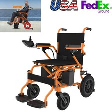 Foldable Lightweight Electric Intelligent Wheelchair Mobility Powerchair Adults picture
