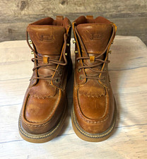 Justin ComboLast SE471 Brown Leather EH Work Boots Safety Toe 9.5EE picture