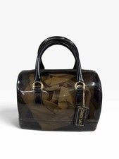 Furla Candy Bag Translucent Satchel Top Handle Black picture