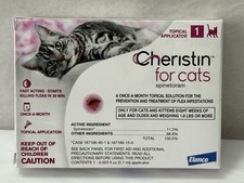 New Cheristin Flea Treatment & Prevention for Cats | Fast acting 1 Application picture