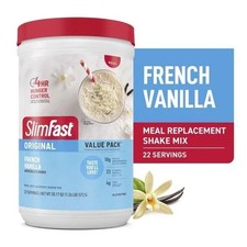 SlimFast Original Meal Replacement Shake Mix, French Vanilla, 22 Servings picture