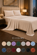 Luxury Ultra Soft Deep Pocket Bed Sheet Set Hotel Quality Bedding 4PC 6PC picture