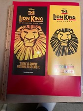 Lot of TWO Broadway Flyers from The Lion King picture