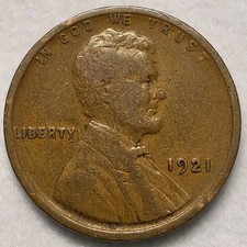1921 Lincoln Wheat Penny Cent - G/VG Good Or Better  picture