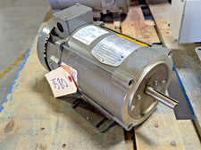NEW BALDOR 1/3 HP DC MOTOR / CD3433  90 VOLT 1750 RPM  56C FRAME picture