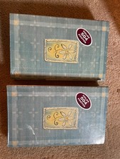 2 Pioneer STC-504 Photo Albums Blue Floral 504 Photos Each Refillable Vintage picture
