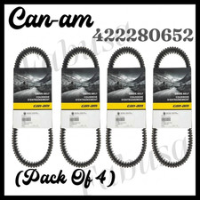 4 Pack Genuine Can-Am 422280652 OEM Clutch Drive Belts for Maverick X3 Turbo RR picture