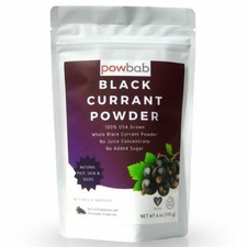 powbab Black Currant Powder - 100% USA Grown Whole Powder (Ribes Nigrum) (6 oz) picture