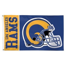 Los Angeles Rams Football 3x5 ft Helmet Flag - Good NFL Football Gift Banner picture
