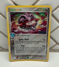 Pokemon TCG Forretress Reverse Holo Stamped EX Unseen Forces 2005 LP 6/115 picture
