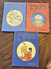 Vintage Lot 3 My Travelship Nursery Books Holland Japan France 1926 Illustrated picture