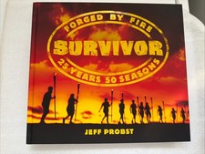 SIGNED Survivor Book - Forged By Fire 25 Years 50 Seasons Jeff Probst HC 2026 picture