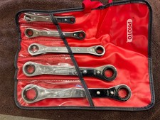 5pc SET PROTO USA 1191-1195 RATCHETING WRENCH SET (7/8
