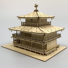 KIGUMI Ki-gu-mi Wooden Art - Kinkakuji Temple BRAND NEW picture