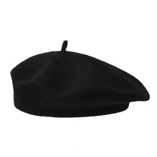 Warm French Style Lightweight Casual Classic Beanie Solid Color Wool Beret hat picture
