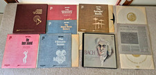 Vintage LP Record Box Set Lot Bach Agi Jambor Zenith Love Story Movie Music picture